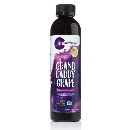 CannaPunch - 100mg Fruit Drink - Grape